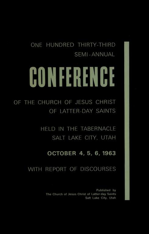 Music from October 1963 General Conference (1963)