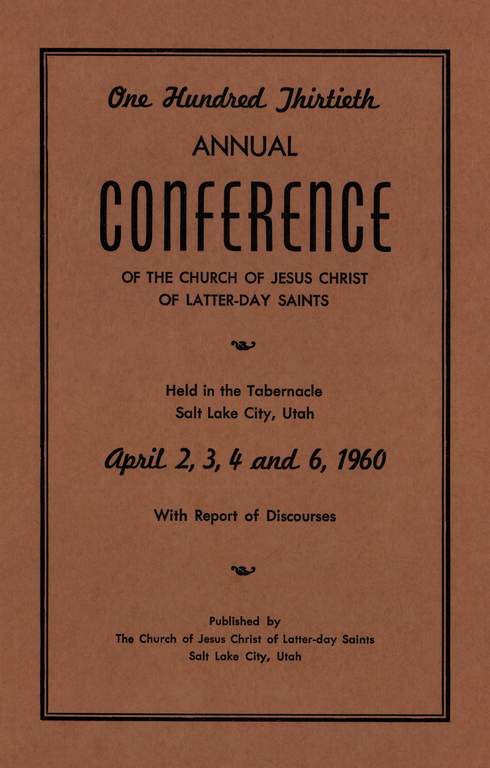 Music from April 1960 General Conference (1960)