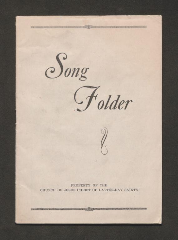 Song Folder (1950-b)
