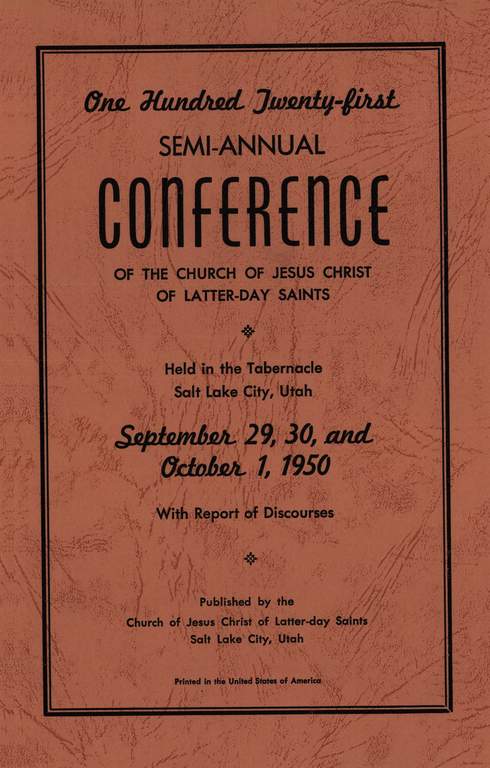 Music from October 1950 General Conference (1950)