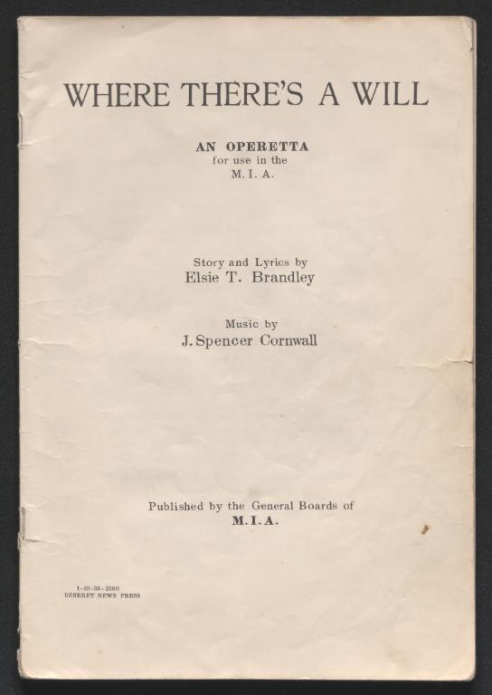 Where There’s a Will (1933)