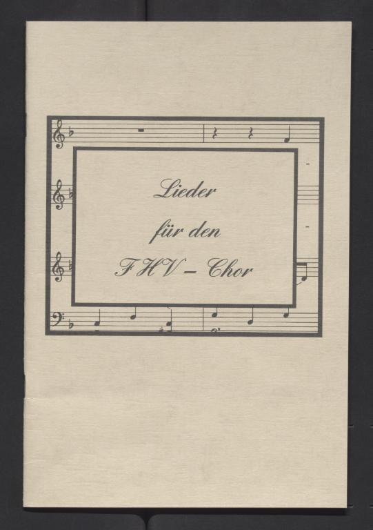 Lieder fur den FHV-chor (1976)