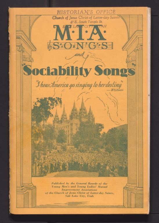 MIA Songs and Sociability Songs (1928)