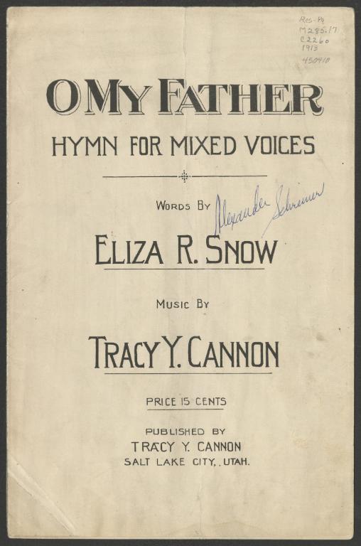 O My Father (Hymn) (1913)