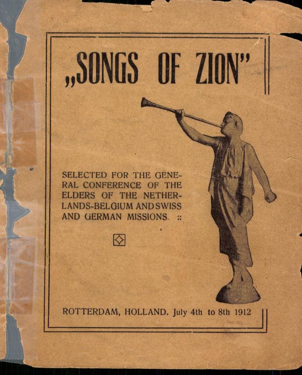 Songs of Zion (Netherlands-Belgium and Swiss and German Missions) (1912)