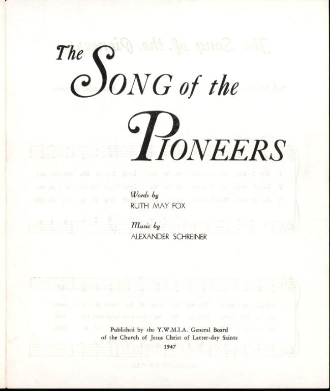 The Song of the Pioneers