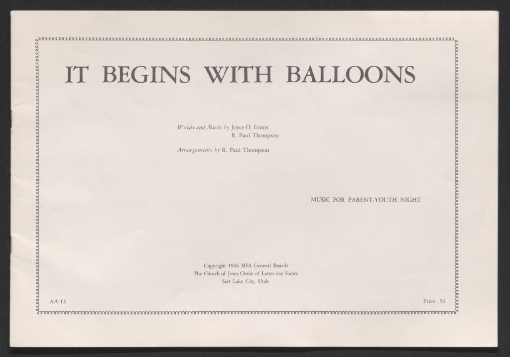 It Begins with Balloons (1966)