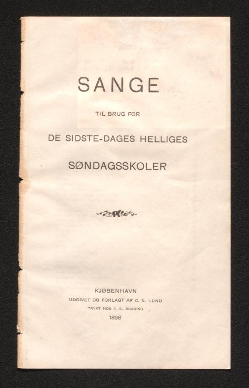 Søndagsskole Sange (1898)